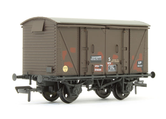 BR 12T 'Vanwide' Ventilated Van BR Bauxite (TOPS) No.B784201 - Weathered