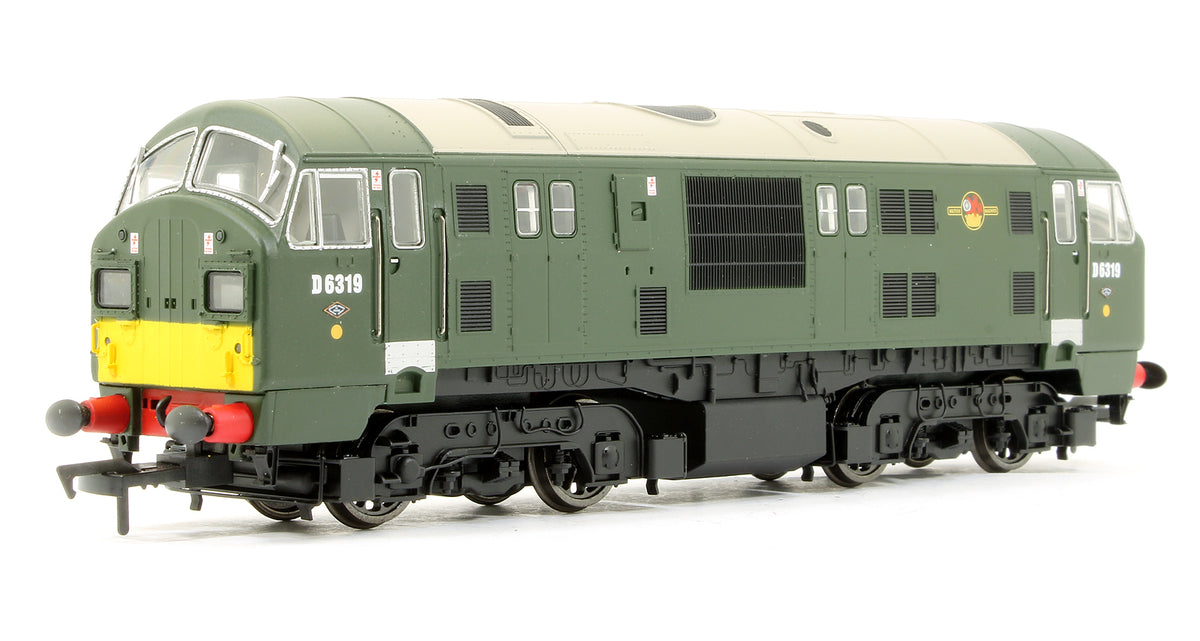 Pre-Owned Class 22 BR Green D6319 Split Headcode Box, Small Yellow Warning Panel Diesel Locomotive