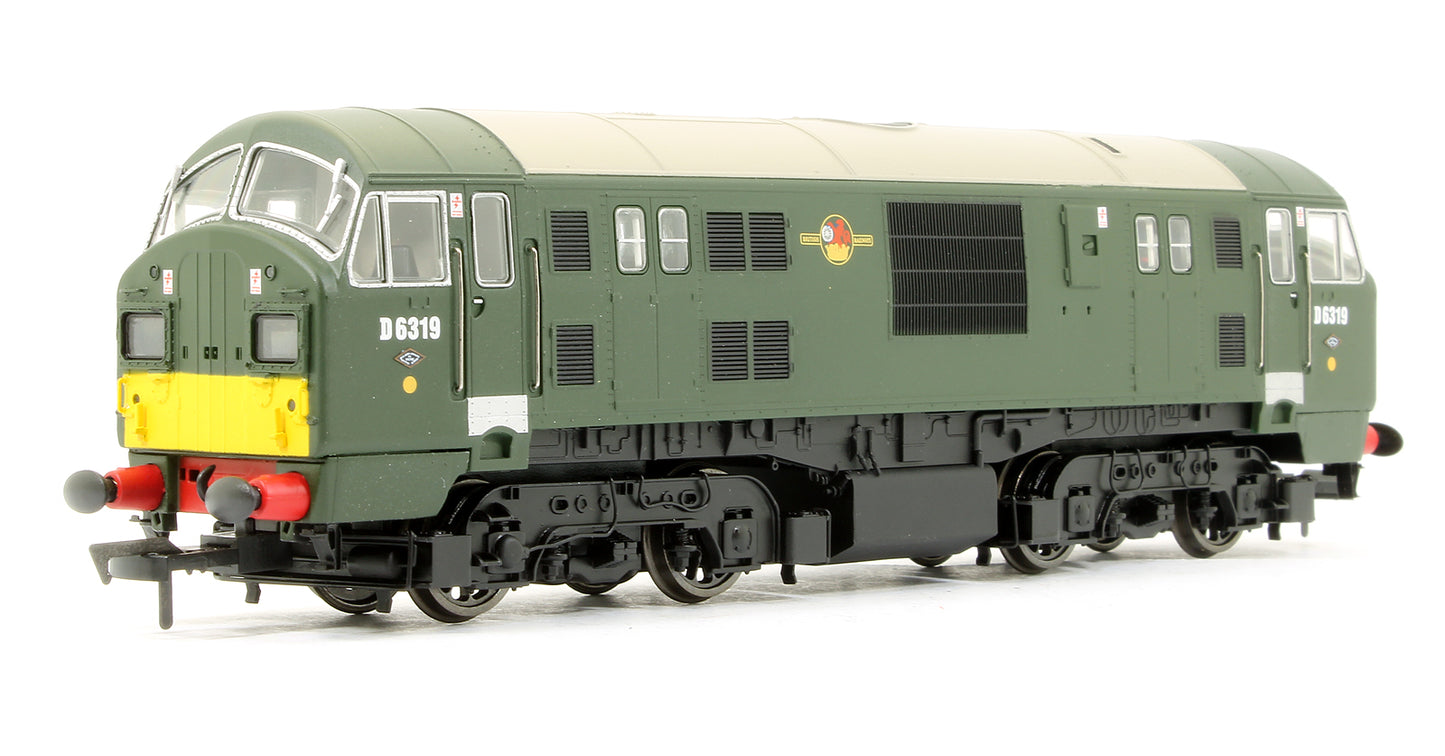 Pre-Owned Class 22 BR Green D6319 Split Headcode Box, Small Yellow Warning Panel Diesel Locomotive