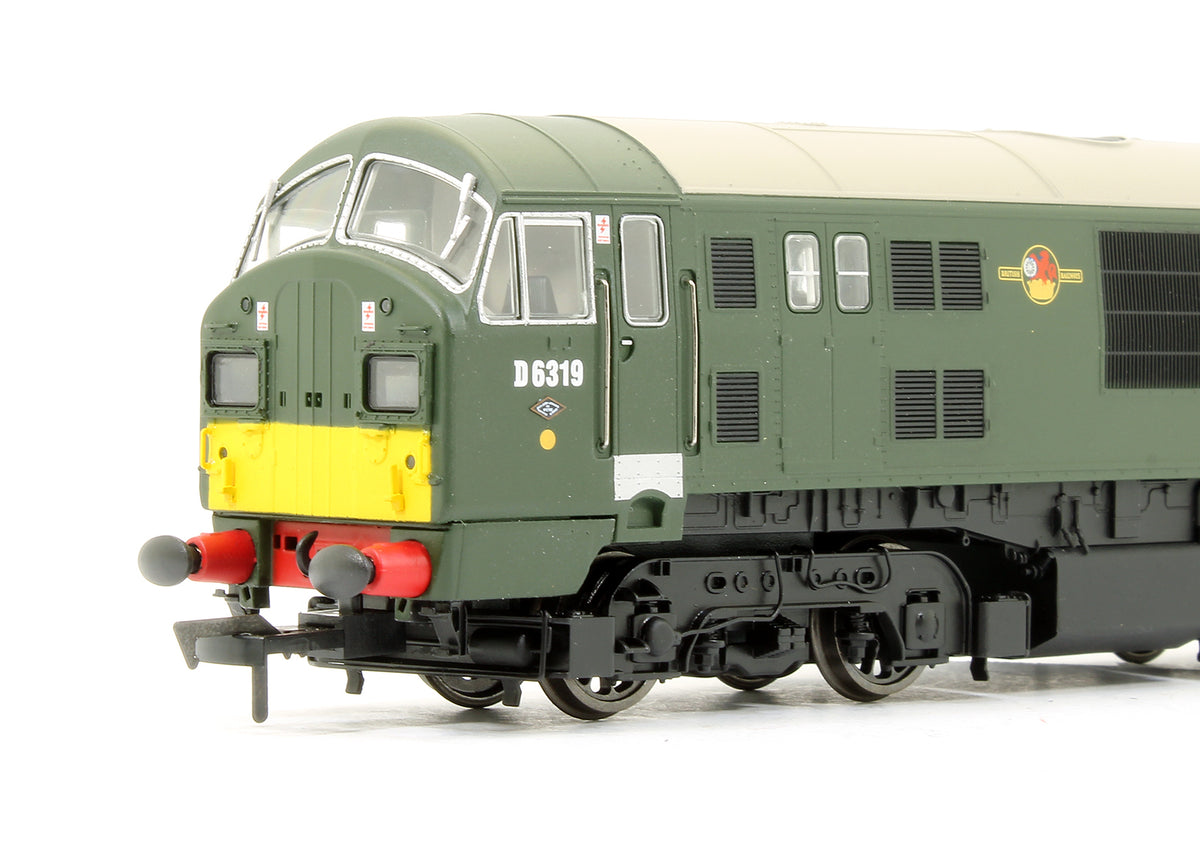 Pre-Owned Class 22 BR Green D6319 Split Headcode Box, Small Yellow Warning Panel Diesel Locomotive