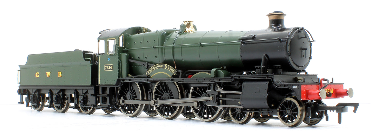 Fringford Manor GWR Green (GWR Lettering) 78xx Manor Class 4-6-0 Steam Locomotive No.7814