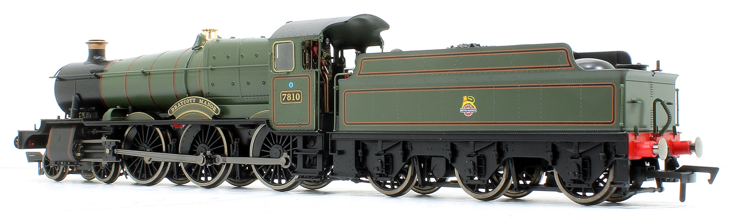 4S-001-006 Draycott Manor BR Lined Green (Early Emblem) 78xx Manor Class 4-6-0 Steam Locomotive No.7810