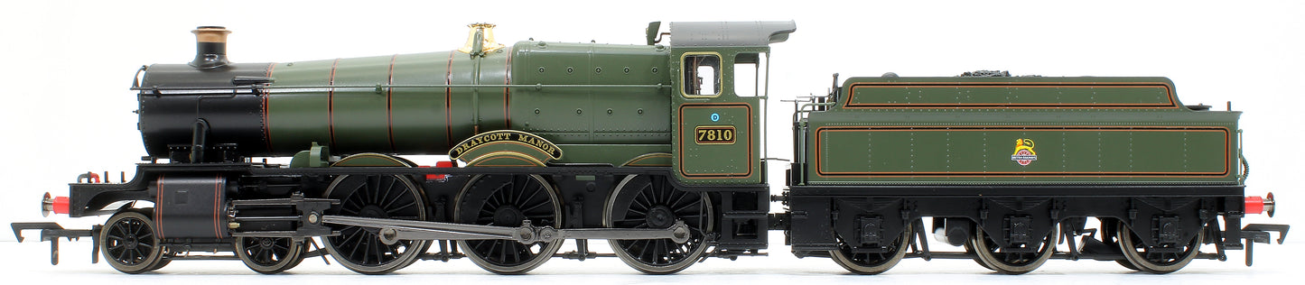 4S-001-006 Draycott Manor BR Lined Green (Early Emblem) 78xx Manor Class 4-6-0 Steam Locomotive No.7810