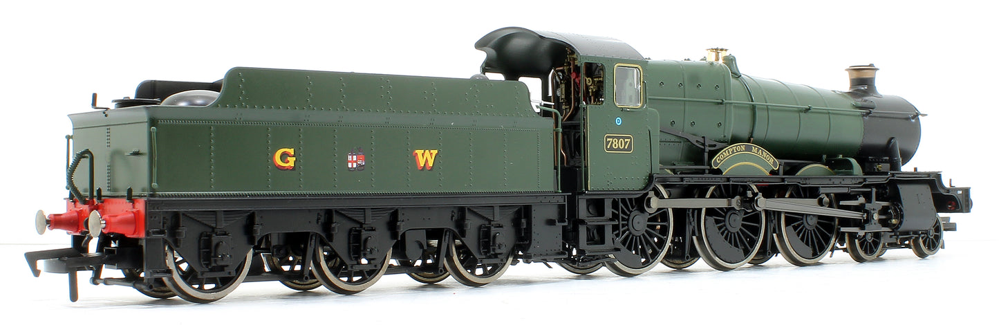 Compton Manor GWR Green (Post-War GWR Lettering) 78xx Manor Class 4-6-0 Steam Locomotive No.7807
