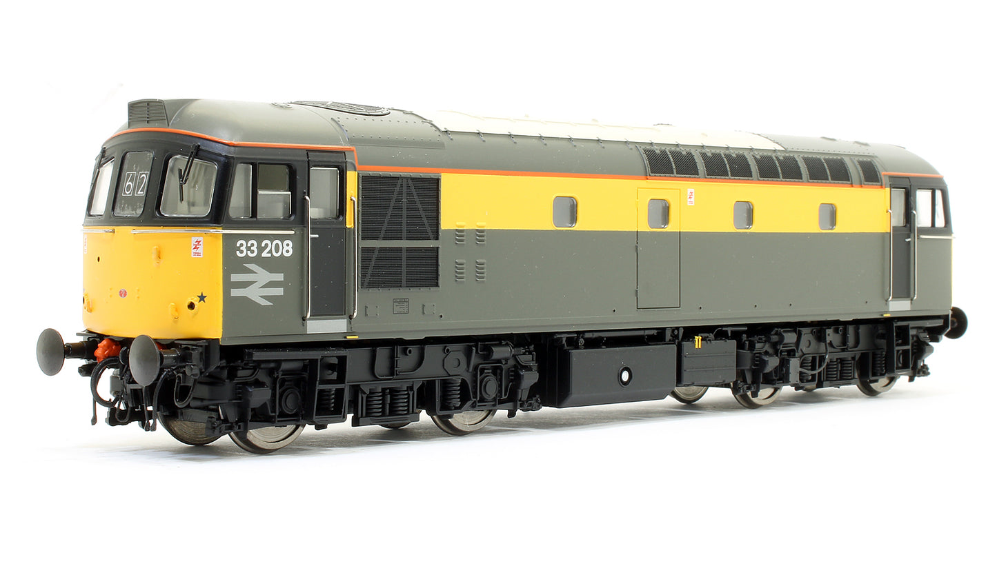Pre-Owned 3327 Class 33/2 33208 In Engineers Dutch Livery Diesel Locomotive