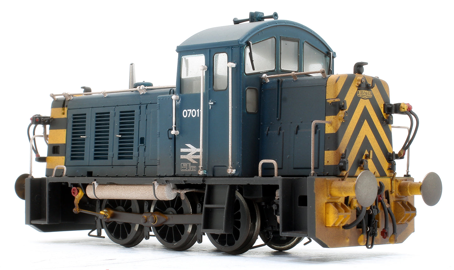 Class 07 011 (V2) BR Blue Diesel Locomotive - Weathered