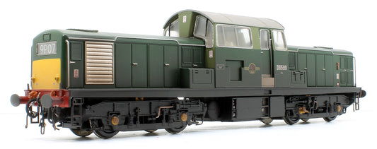 Class 17 Clayton BR Two Tone Green D8599 (Small Yellow Panels) - Weathered