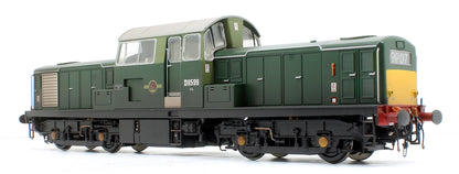 Pre-Owned Class 17 Clayton BR Two Tone Green D8599 (Small Yellow Panels) - Weathered