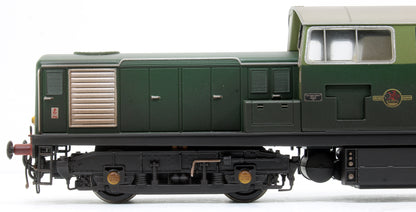 Pre-Owned Class 17 Clayton BR Two Tone Green D8599 (Small Yellow Panels) - Weathered