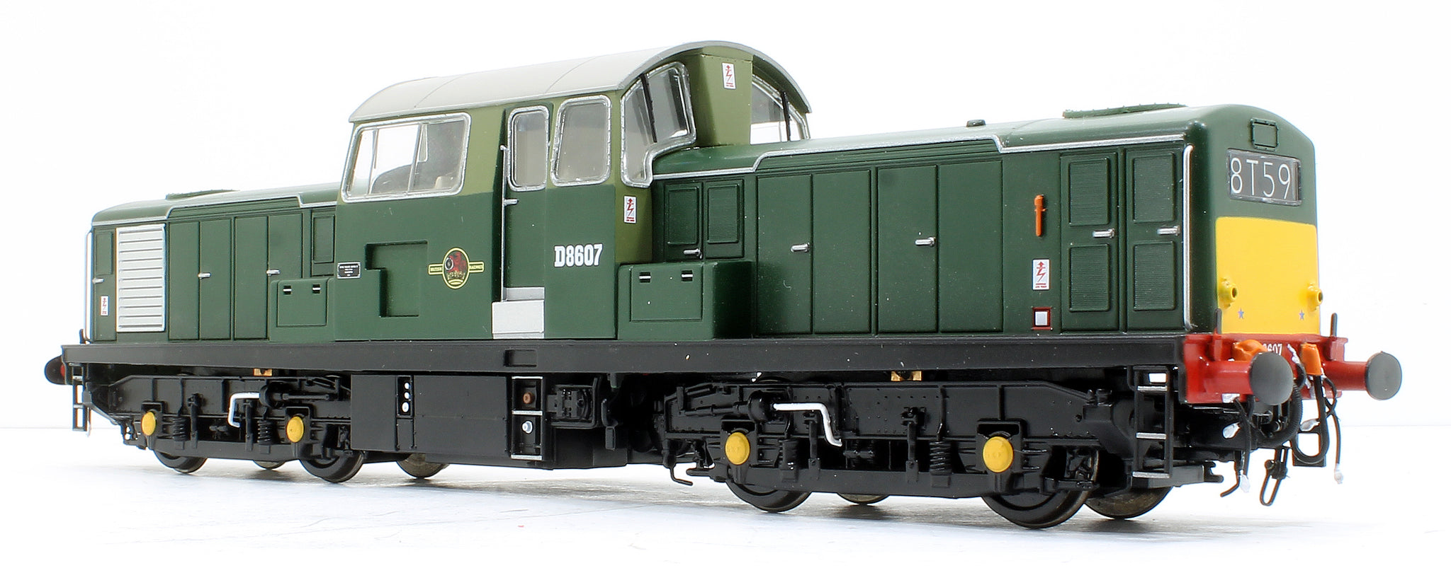 Heljan 1725 Class 17 Clayton BR Two Tone Green D8607 (Small Yellow ...