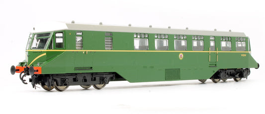 Pre-Owned GWR AEC Diesel Railcar GWR BR green with speed whiskers (white cab roof)