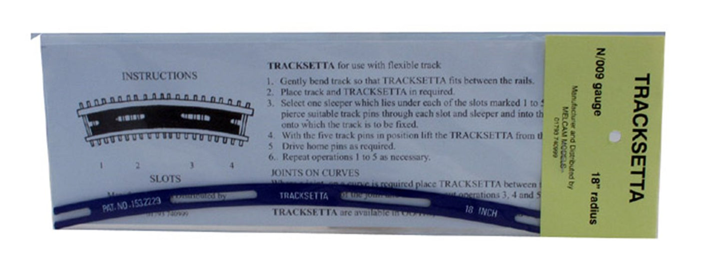 N / OO9 457mm (18in) Radius Tracksetta