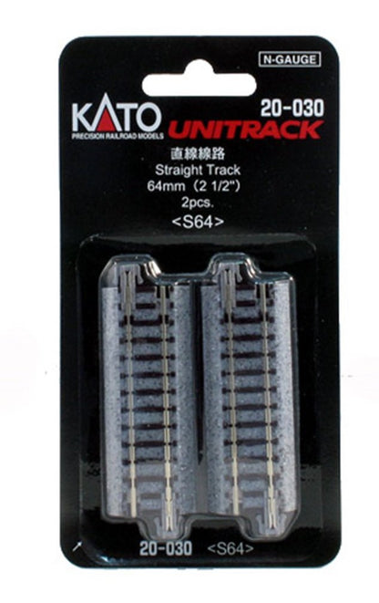 Kato 20-030 Ground Level 64mm Straight Track (2)