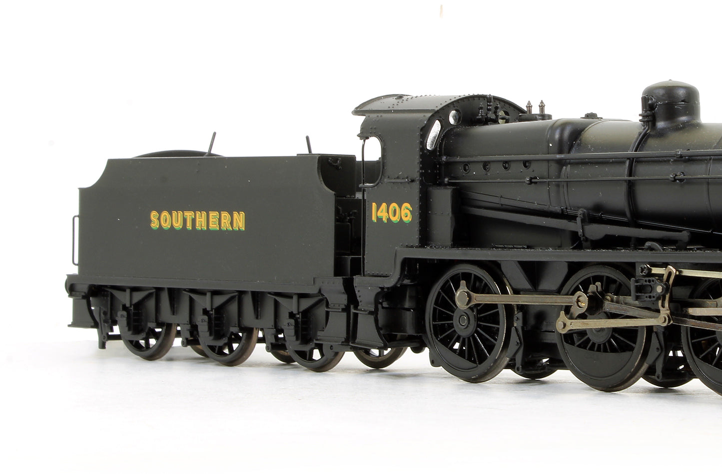 Pre-Owned 32-166 N Class 1406 Southern Black Steam Locomotive - DCC Fitted