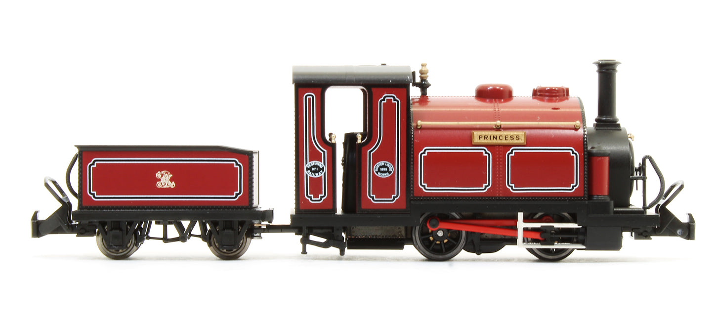 Kato/Peco Ffestiniog Railway "Small England" 0-4-0 tender locomotive "Princess"