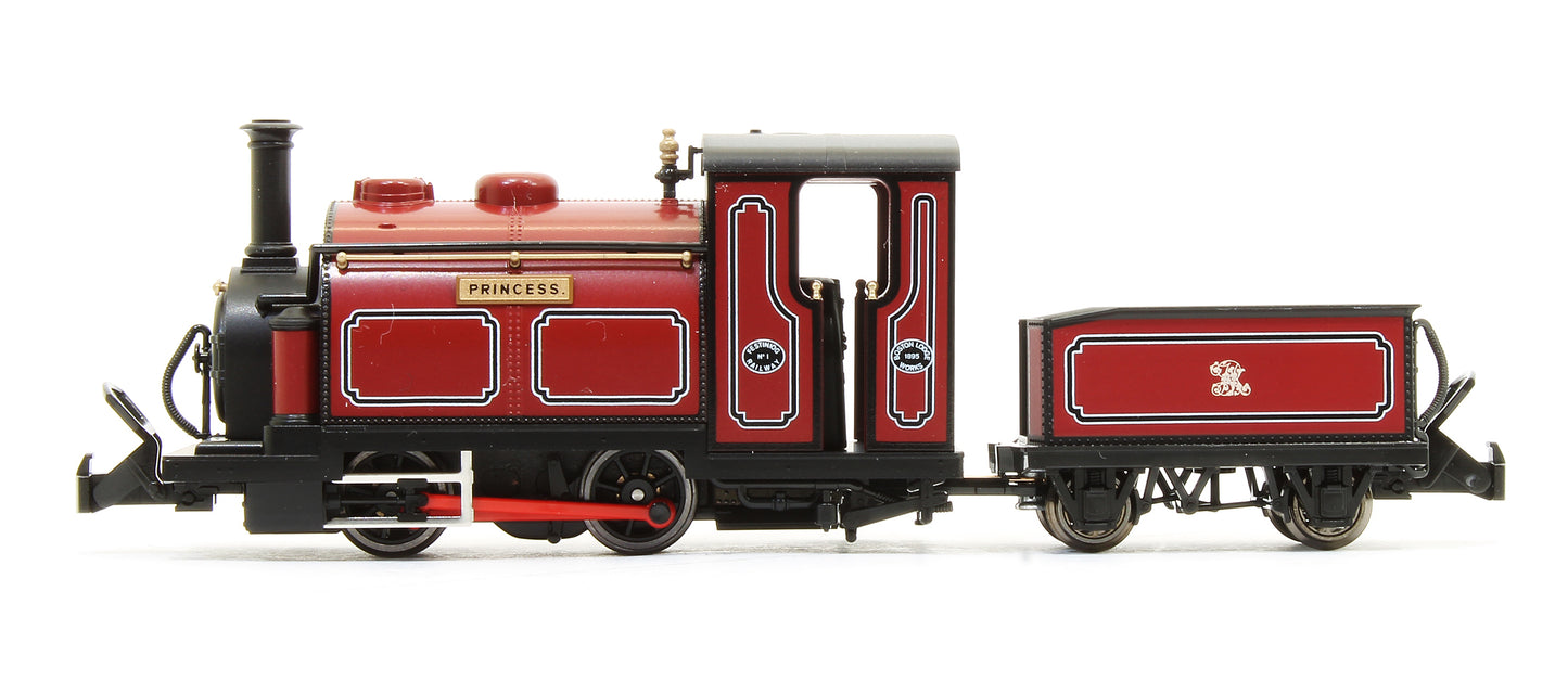 Kato/Peco Ffestiniog Railway "Small England" 0-4-0 tender locomotive "Princess"