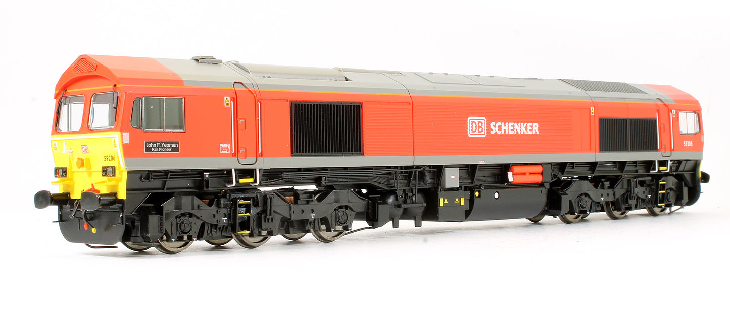 4D-005-002 Pre-Owned Class 59 206 'John F Yeoman' DB Schenker Diesel Locomotive