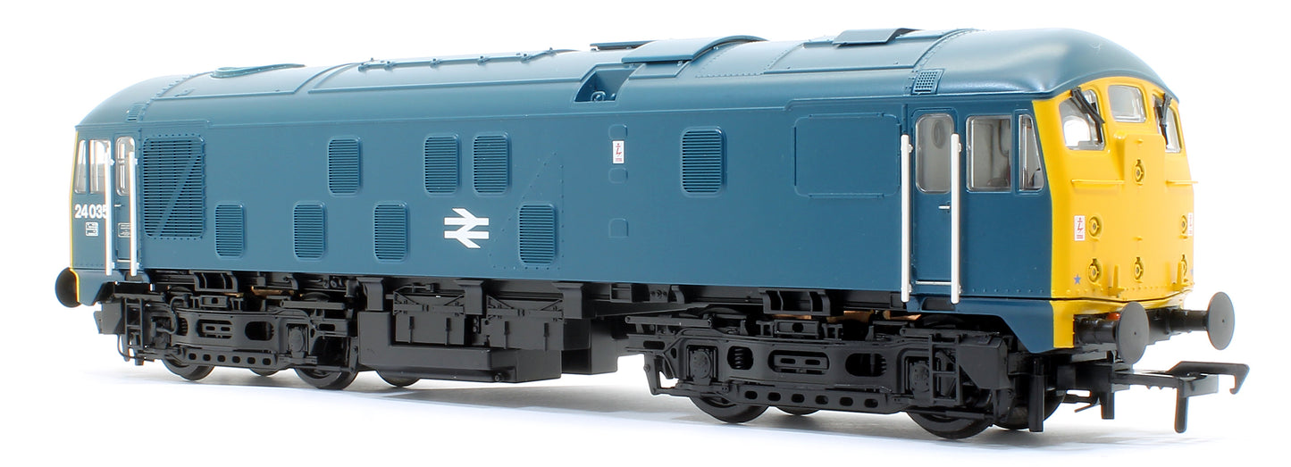 Class 24/0 24035 Disc Headcode BR Blue Diesel Locomotive