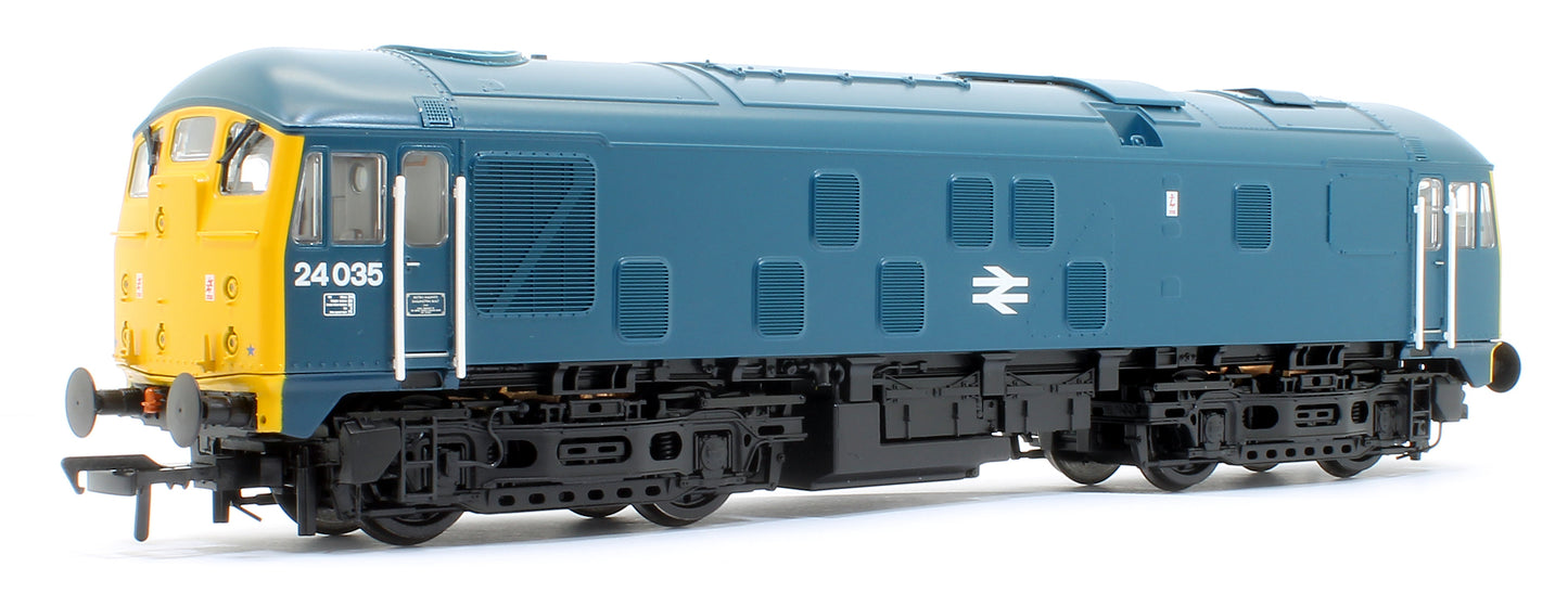 Class 24/0 24035 Disc Headcode BR Blue Diesel Locomotive