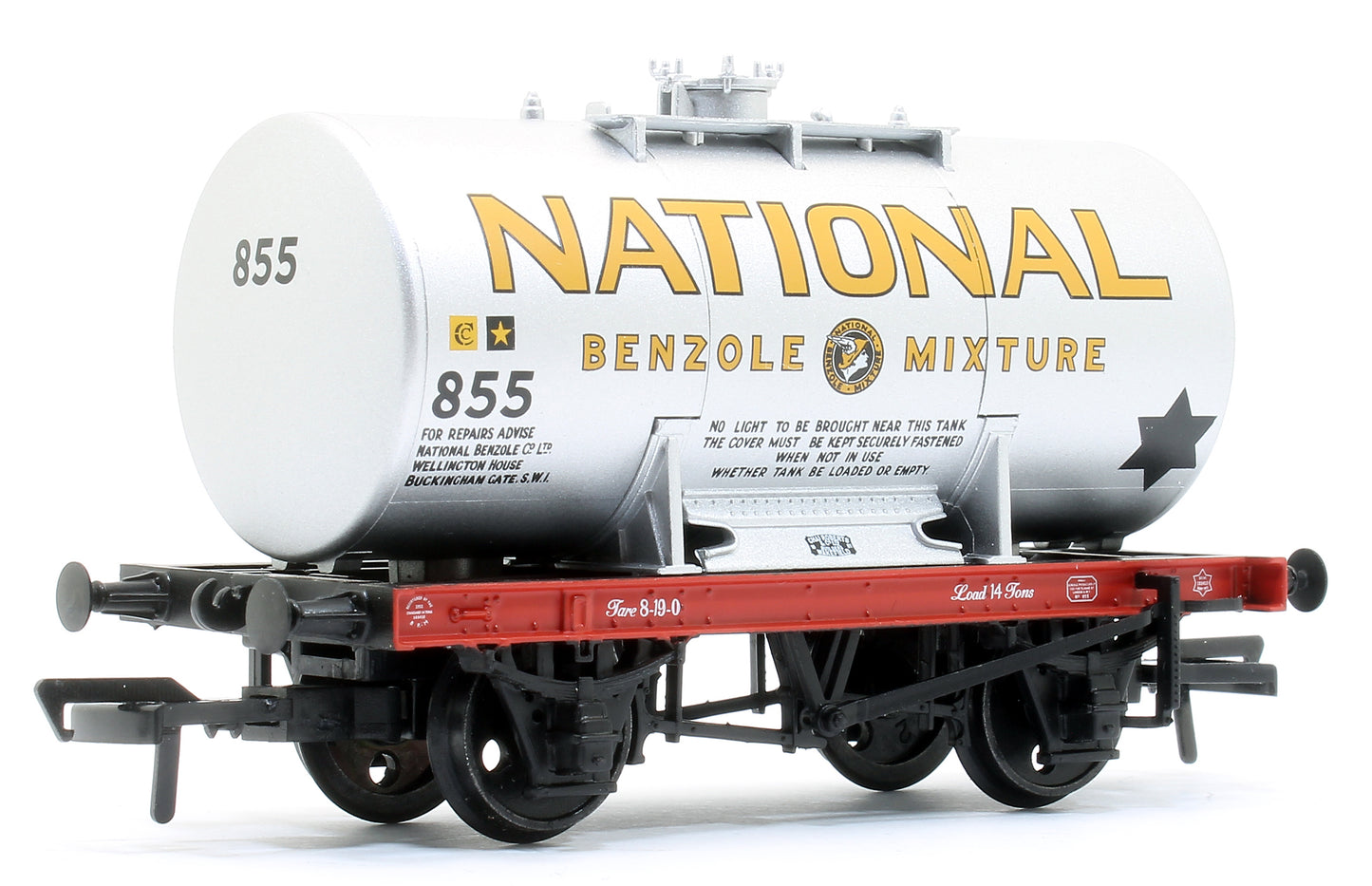 Class A 14 Ton Anchor-Mounted Tank Wagon 'National Benzole' 855