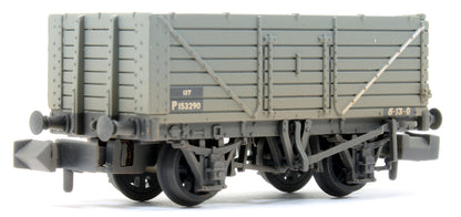 7 Plank Wagon End Door BR Grey (Early) 153290 - Weathered