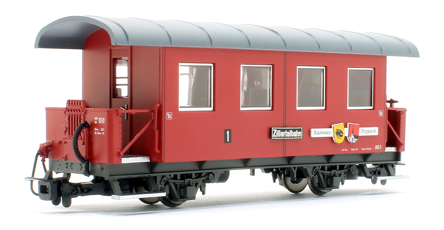 2-axle coach, AB 1, "Ramsau/Hippach", Zillertalbahn, Ep.VI