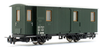 2-axle baggage car D/s 6408, green