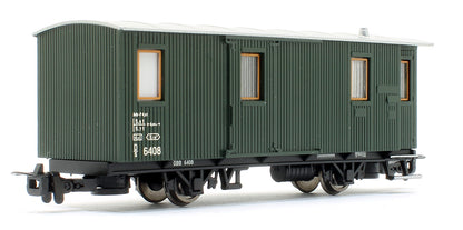 2-axle baggage car D/s 6408, green