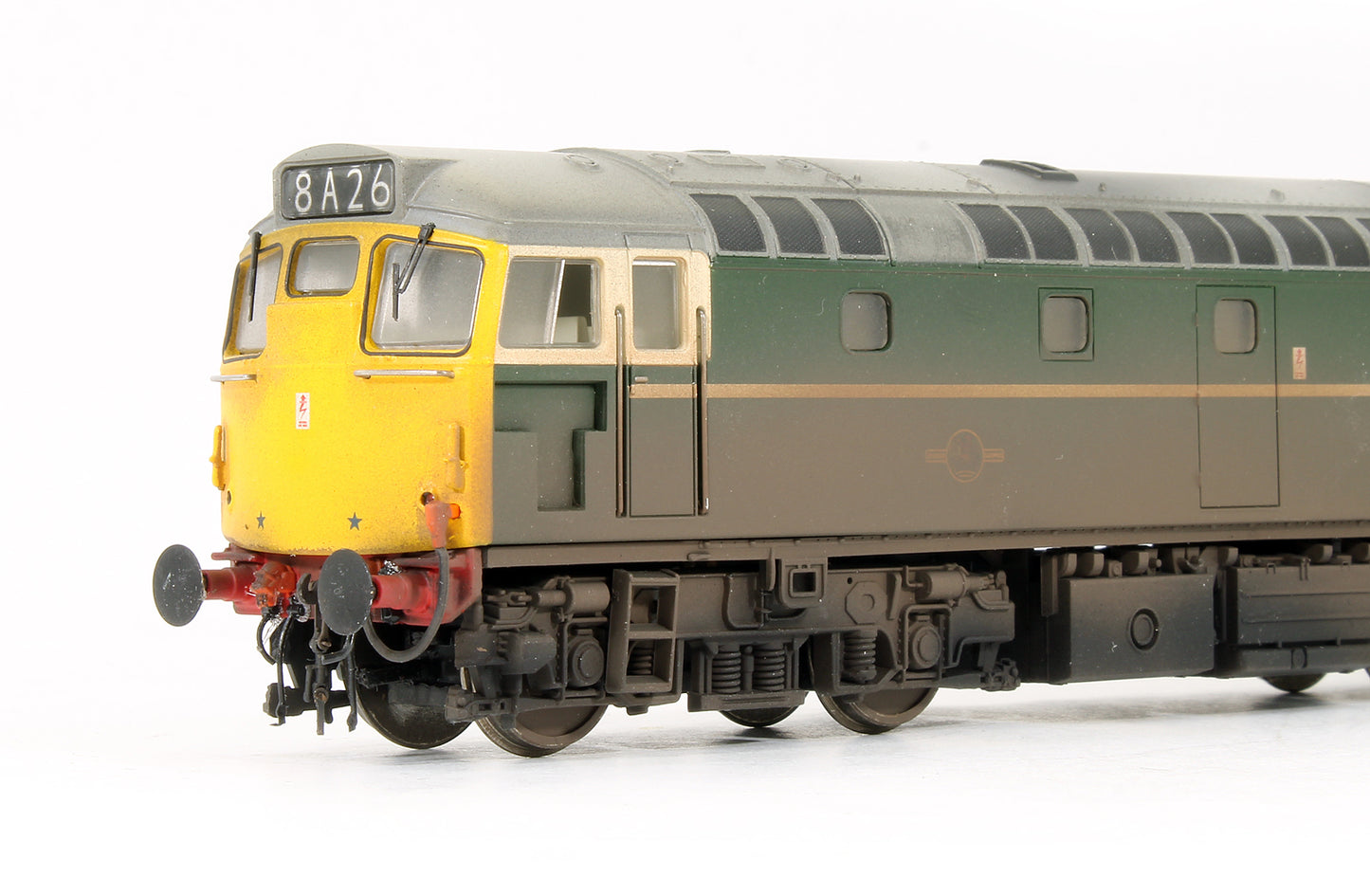 Pre-Owned Class 27 001 BR Green (Full Yellow Ends) Heavily Weathered V3 Diesel Locomotive