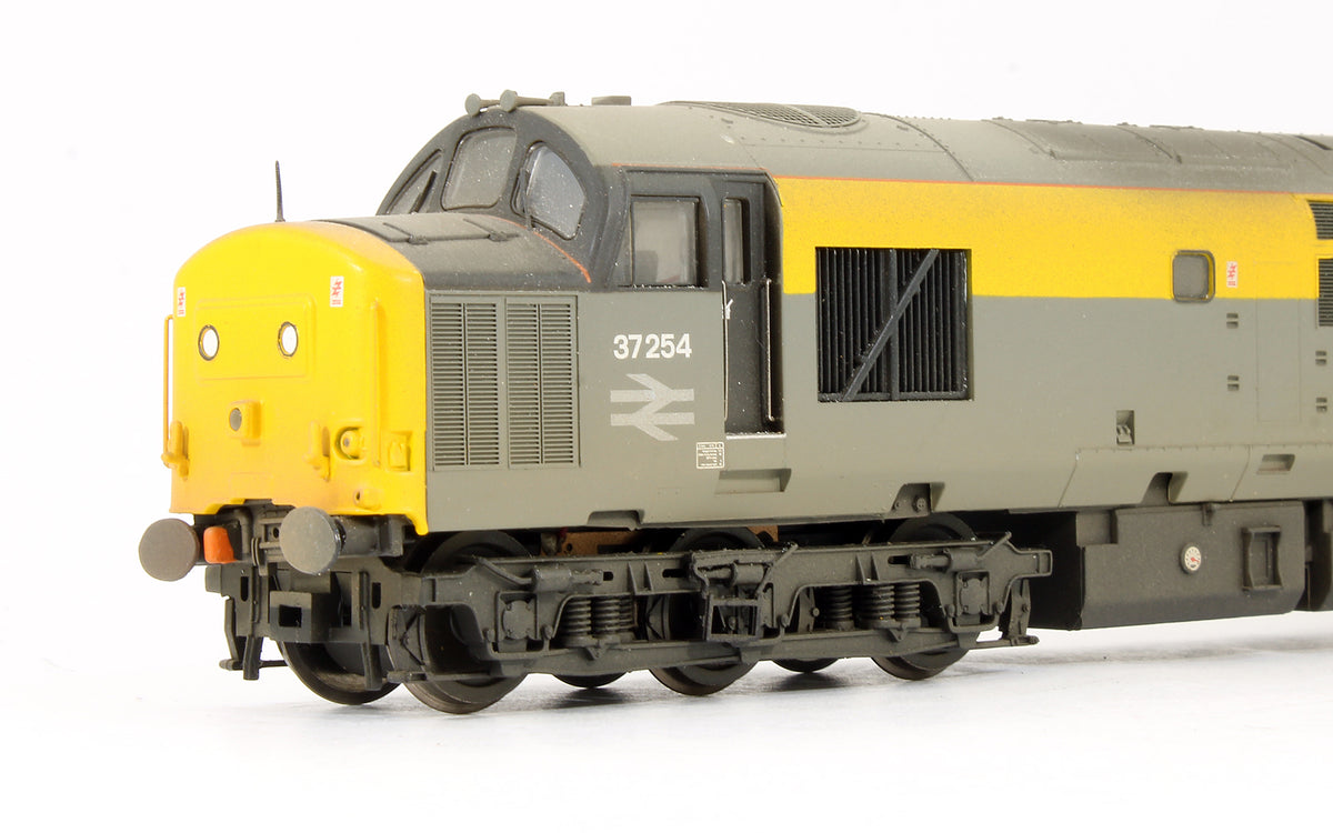 Pre-Owned Class 37 Diesel 37254 BR Grey & Yellow - Weathered - DCC Sound Fitted