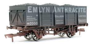 Emlyn Anthracite 20 Ton Steel Mineral Wagon No.2000 - Weathered