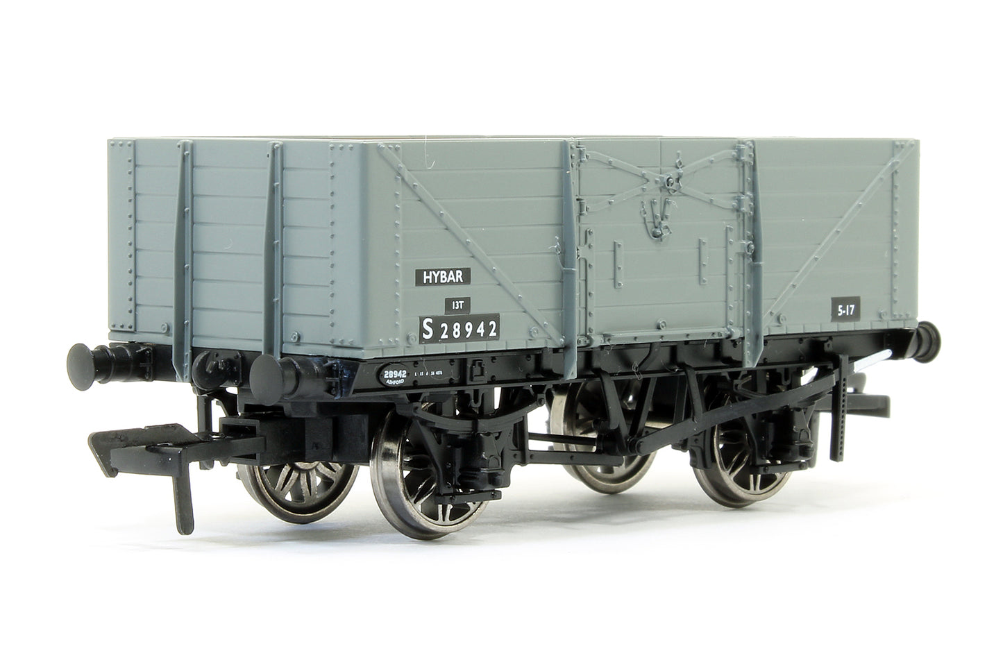 SECR 1355 7 plank Open Wagon - BR grey #S28942