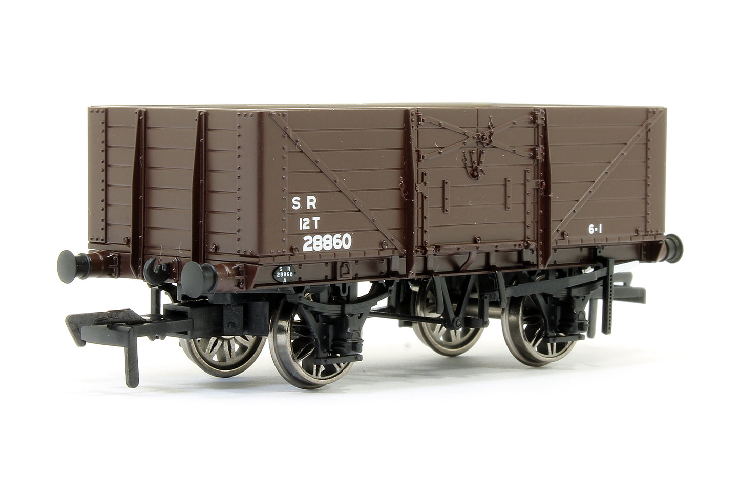 SECR 1355 7 plank Open Wagon - SR brown (post-1936) #28860