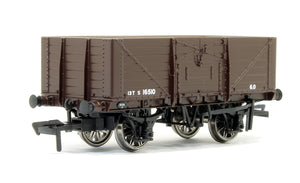 SECR 1355 7 plank Open Wagon - SR brown (with BR markings) #S16510
