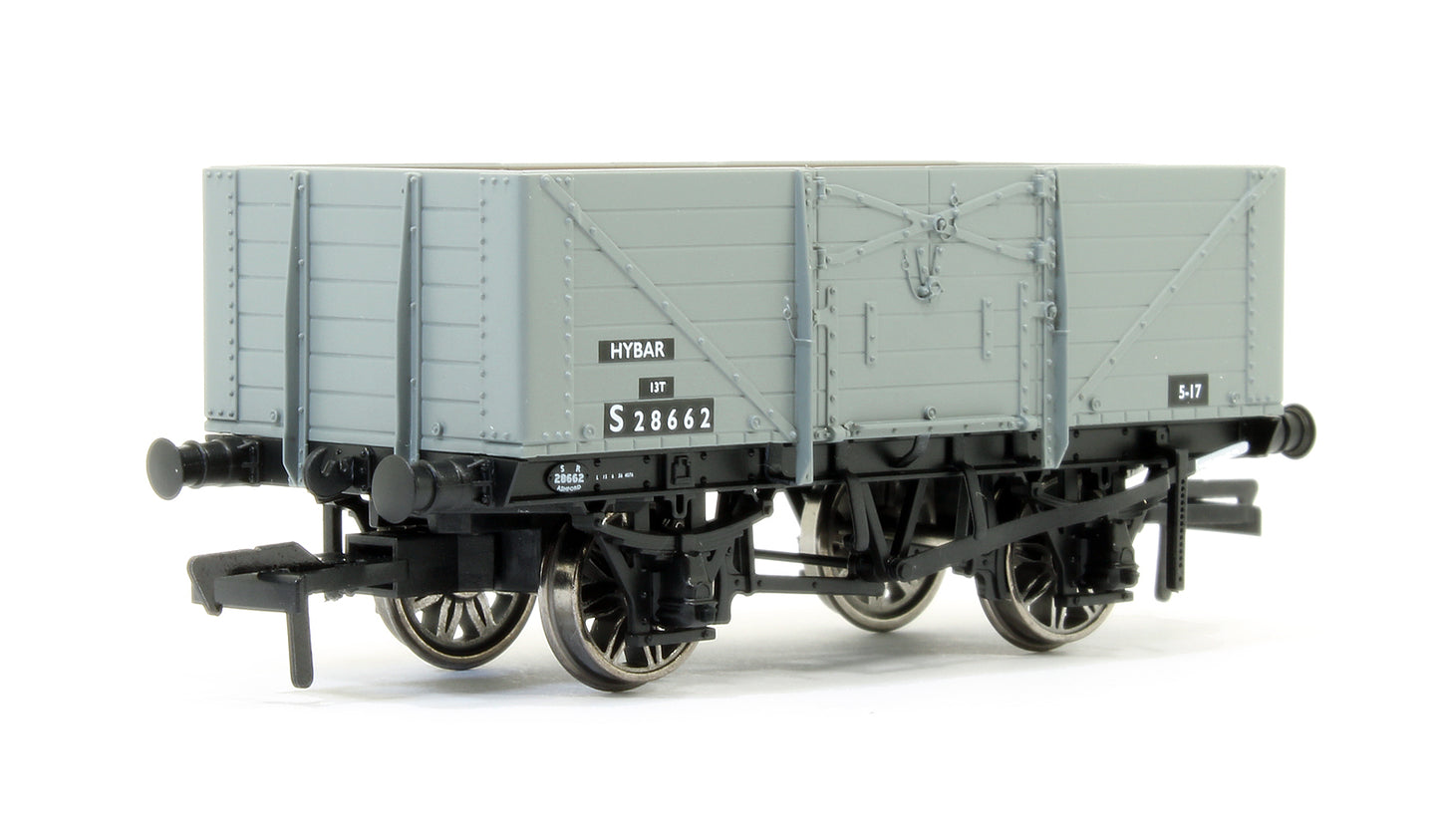 SECR 1355 7 plank Open Wagon - BR grey #S28662