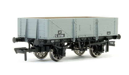906019 SECR 1349 5 Plank Open Wagon - BR Grey #S14708