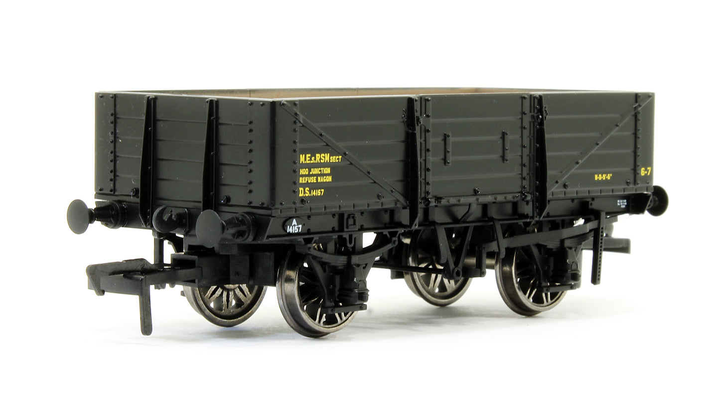 SECR 1347 5 Plank Open Wagon - BR Engineer's Black #DS14157