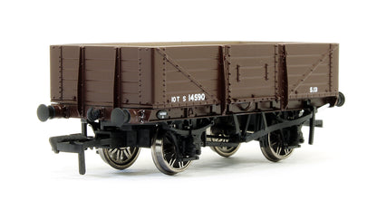 SECR 1349 5 Plank Open Wagon - SR Brown (with BR markings) #S14590