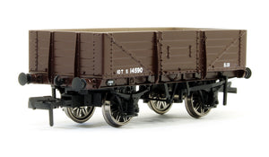 SECR 1349 5 Plank Open Wagon - SR Brown (with BR markings) #S14590