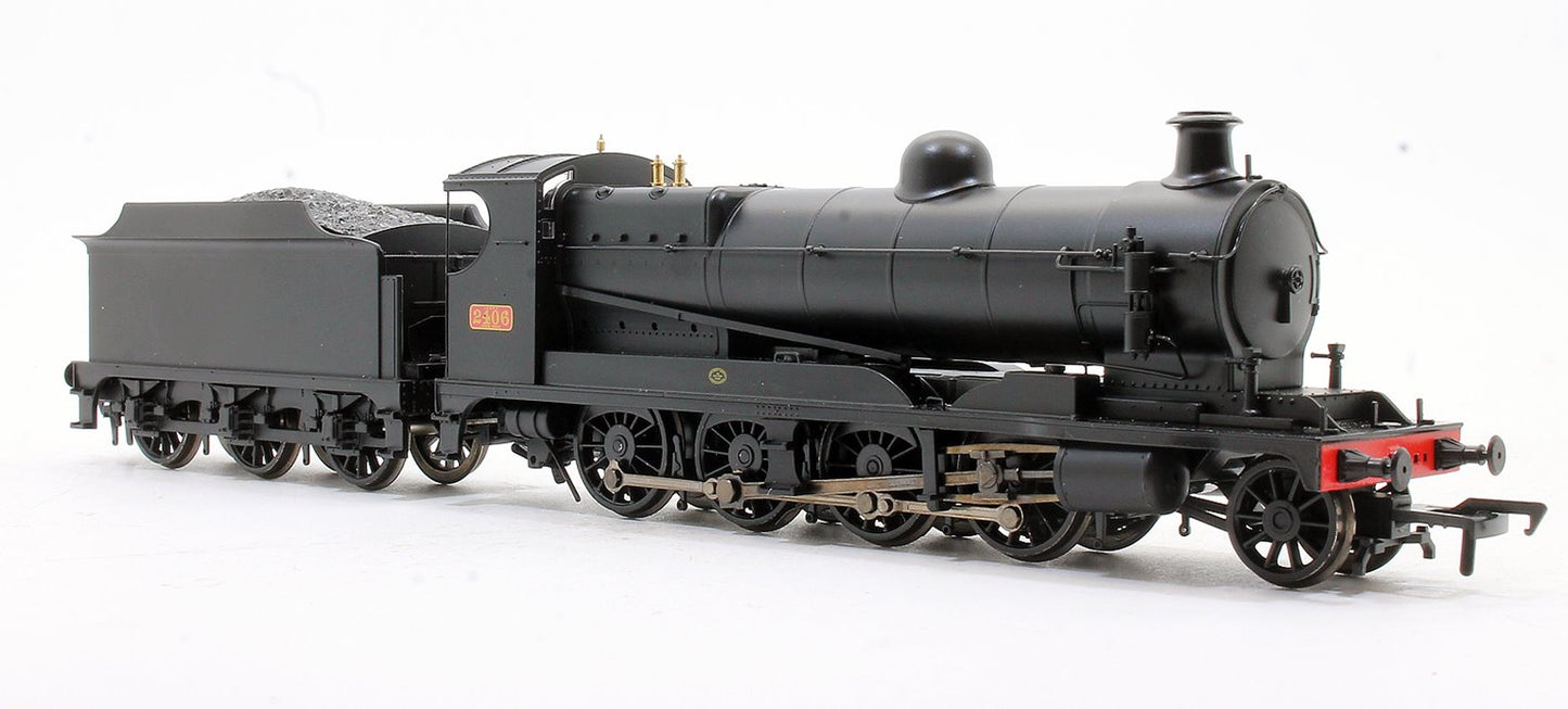 Railway Operating Division (ROD) 2-8-0 No. 2406 in LNWR Black livery