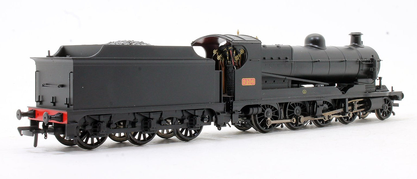 Railway Operating Division (ROD) 2-8-0 No. 2406 in LNWR Black livery