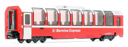 RhB Bernina Express (New Logo) 4 Car Add On Coach SetRhB Bernina Express (New Logo) 4 Car Add On Coach Set