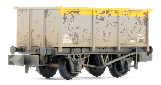 27 Ton ZKV Steel Tippler Wagon BR Grey & Yellow Weathered