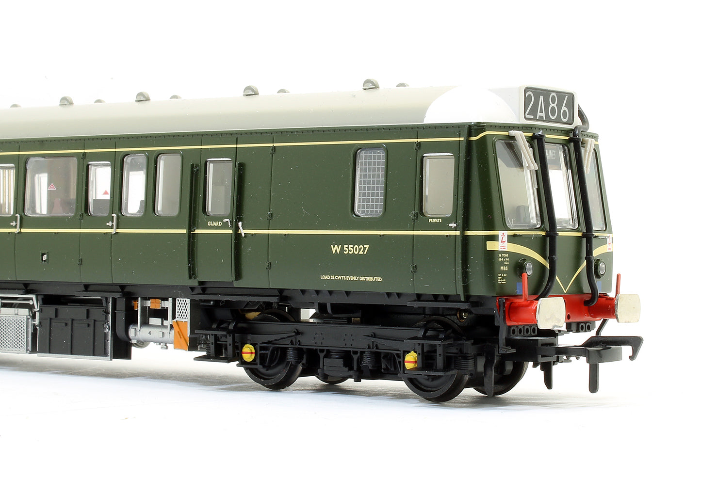 Pre-Owned Class 121 Single Car DMU BR Green Speed Whiskers