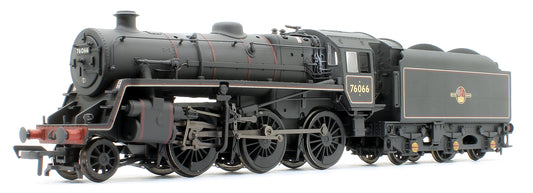 BR Standard 4MT with BR1B Tender 76066 BR Black (Late Crest) - Weathered