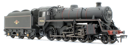 BR Standard 4MT with BR1B Tender 76066 BR Black (Late Crest) - Weathered