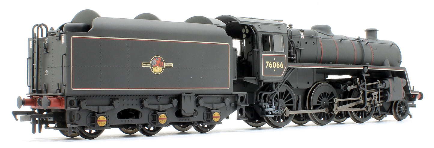 BR Standard 4MT with BR1B Tender 76066 BR Black (Late Crest) - Weathered