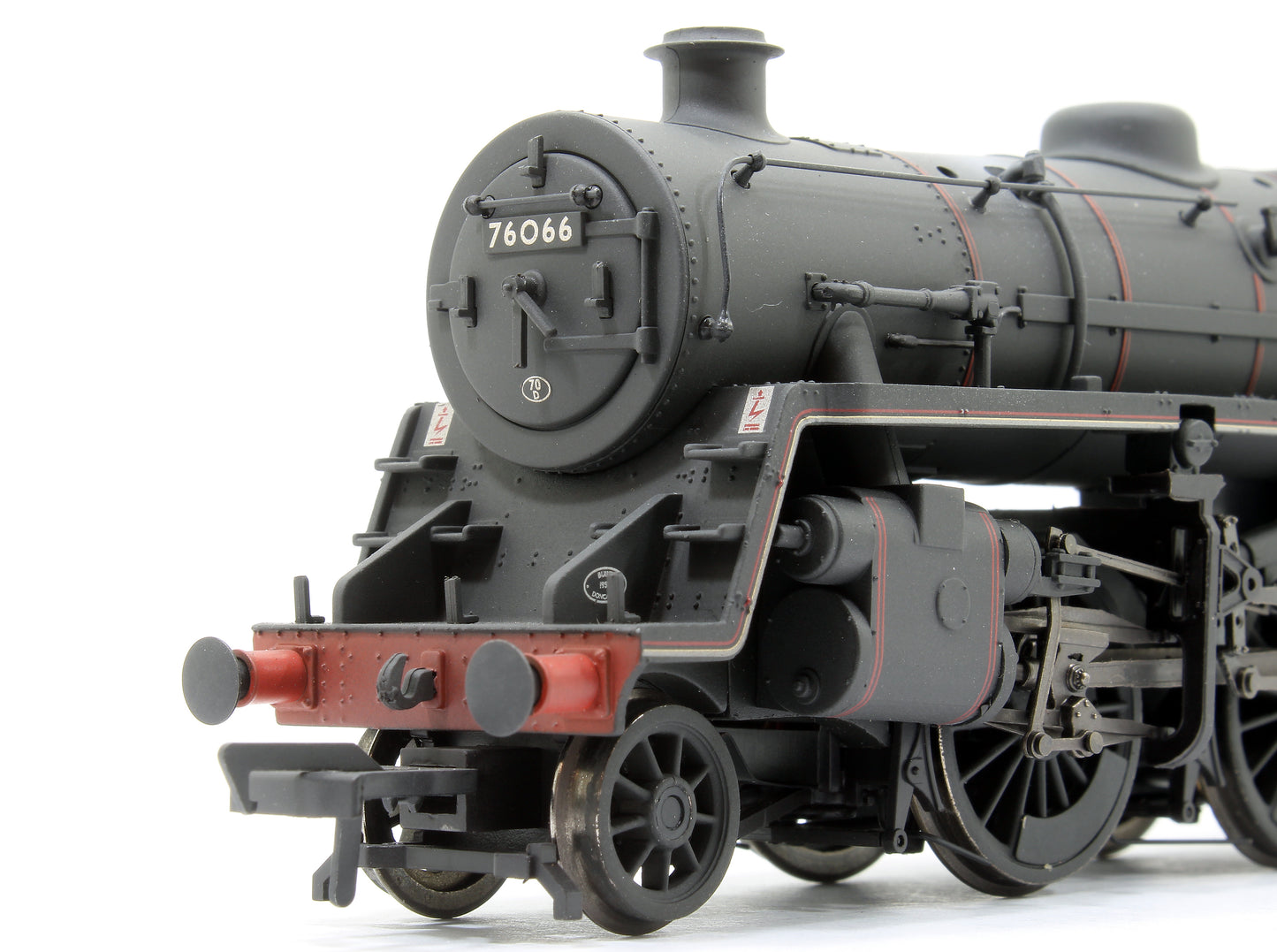 BR Standard 4MT with BR1B Tender 76066 BR Black (Late Crest) - Weathered