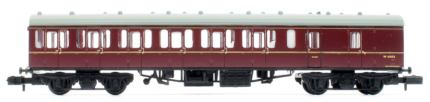 Pre-Owned BR Mk1 57ft 'Suburban' BS Brake Second BR Maroon W43102