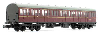 BR Mk1 57ft 'Suburban' SO Second Open BR Maroon W48031